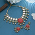 Orange Necklace - Back View | Samyak Fashion