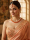 Orange Necklace Set - Front View | Samyak Fashion