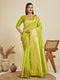 Parrot Green Soft Kanjivaram Silk Traditional Function Wear Soft Kanjivaram Silk Saree Collection With Blouse - Front View | Samyak Fashion