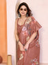Peach Manipuri Silk Elegant Party Wear Saree Collection With Blouse - Close-up View | Samyak Fashion