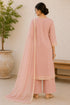 Pink Cotton Salwar Suit - Side View | Samyak Fashion