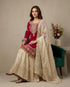 Pink Heavy Gmy Silk Elegant Salwar Suit - Back View | Samyak Fashion