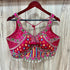 Pink Heavy Pure Soft Italian Silk With Tricot Fuising Blouse - Back View | Samyak Fashion