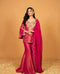 Pink Heavy Simar Silk Elegant Salwar Suit - Front View | Samyak Fashion