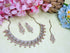 Pink Necklace - Side View | Samyak Fashion