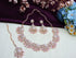 Pink Necklace - Side View | Samyak Fashion