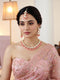 Pink Necklace Set - Front View | Samyak Fashion