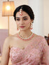 Pink Necklace Set - Front View | Samyak Fashion
