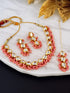 Pink Necklace Set - Back View | Samyak Fashion