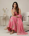 Pink Pure Fendy Silk Elegant Salwar Suit - Front View | Samyak Fashion