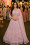 Pink Real Premium Net Lehenga Choli - Front View | Samyak Fashion