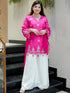 Pink Silk Salwar Suits - Back View | Samyak Fashion