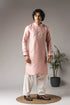 Pink Viscose Mens Kurta With Payjama - Detail View | Samyak Fashion