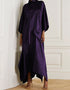 Purple Heavy Designer Heavy Maxi Dress