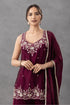 Purple Chartin Salwar Suits - Side View | Samyak Fashion