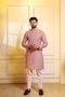 Purple Cotton Mens Kurta With Payjama - Front View | Samyak Fashion