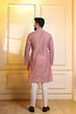 Purple Cotton Mens Kurta With Payjama - Back View | Samyak Fashion