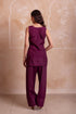 Purple Crepe Salwar Suit - Detail View | Samyak Fashion