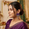 Purple Earrings - Front View | Samyak Fashion