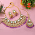 Purple Necklace - Side View | Samyak Fashion