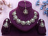 Purple Necklace - Back View | Samyak Fashion