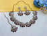 Purple Necklace - Side View | Samyak Fashion