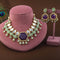 Purple Necklace - Front View | Samyak Fashion