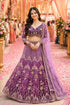 Purple Real Premium Net Lehenga Choli - Front View | Samyak Fashion