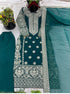 Rama Faux Georgette Elegant Salwar Suit - Side View | Samyak Fashion