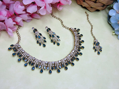 Rama Necklace - Side View | Samyak Fashion