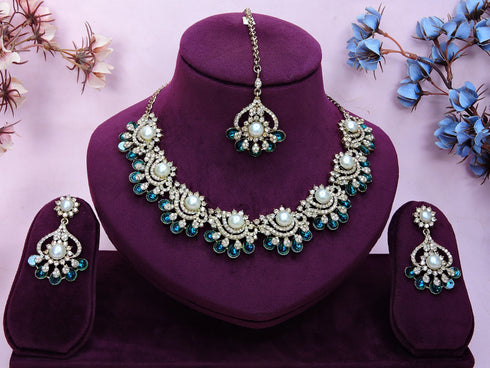 Rama Necklace - Back View | Samyak Fashion