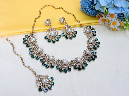 Rama Necklace - Side View | Samyak Fashion