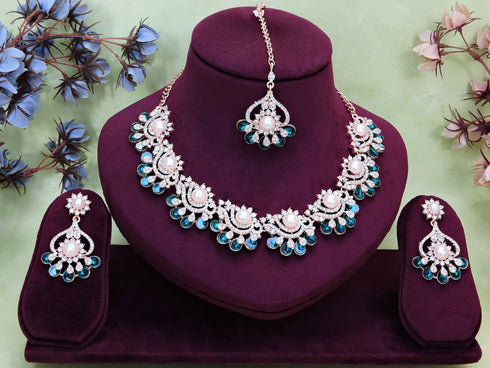 Rama Necklace - Back View | Samyak Fashion