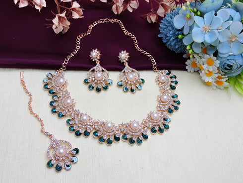 Rama Necklace - Side View | Samyak Fashion