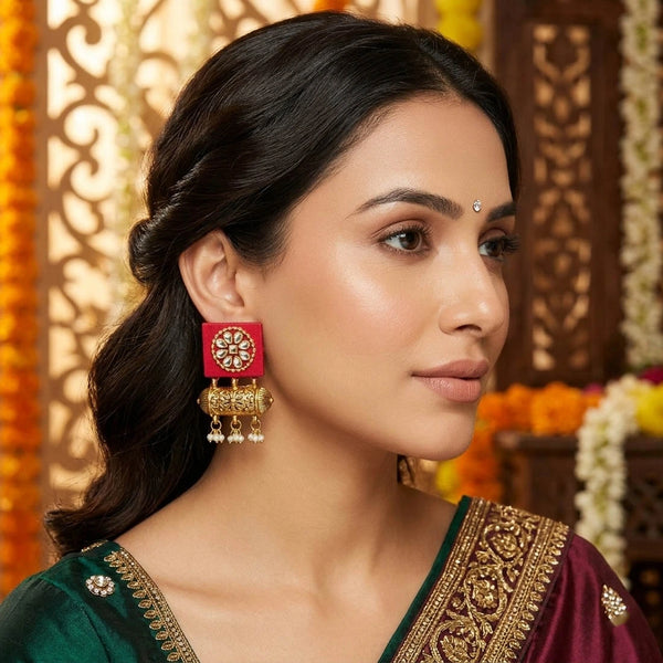 Rani Earrings - Front View | Samyak Fashion