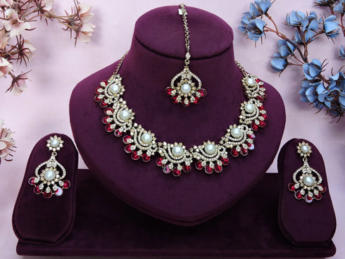 Rani Necklace - Back View | Samyak Fashion