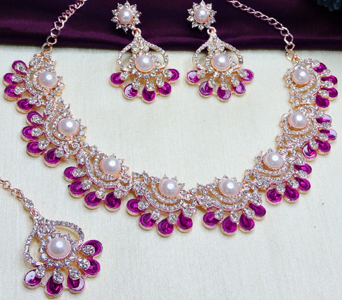 Rani Necklace - Detail View | Samyak Fashion