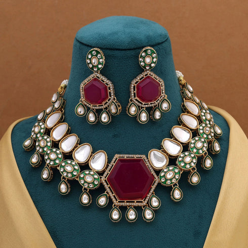Rani Necklace - Front View | Samyak Fashion