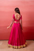 Rani Organza Arty Lehenga Choli - Detail View | Samyak Fashion