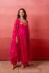 Rani Organza Salwar Suit - Side View | Samyak Fashion