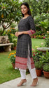 Readymade Kurti With Blouse - Back View | Samyak Fashion