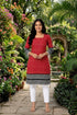 Readymade Kurti With Blouse - Front View | Samyak Fashion