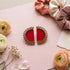 Red Earrings-imitation - Back View | Samyak Fashion
