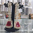 Red Earrings - Back View | Samyak Fashion