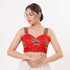 Red Heavy Magic Cotton Blouse - Front View | Samyak Fashion