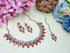 Red Necklace - Side View | Samyak Fashion
