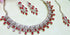 Red Necklace - Detail View | Samyak Fashion