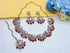 Red Necklace - Side View | Samyak Fashion