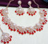 Red Necklace - Detail View | Samyak Fashion