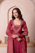 Rosegold Chinon Salwar Suit - Detail View | Samyak Fashion